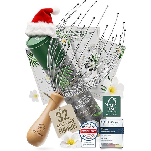 15 Best Premium Scalp Massagers That Will Transform Your Relaxation Routine 17 HELDSON Premium Wire Head Massager (32 Fingers)