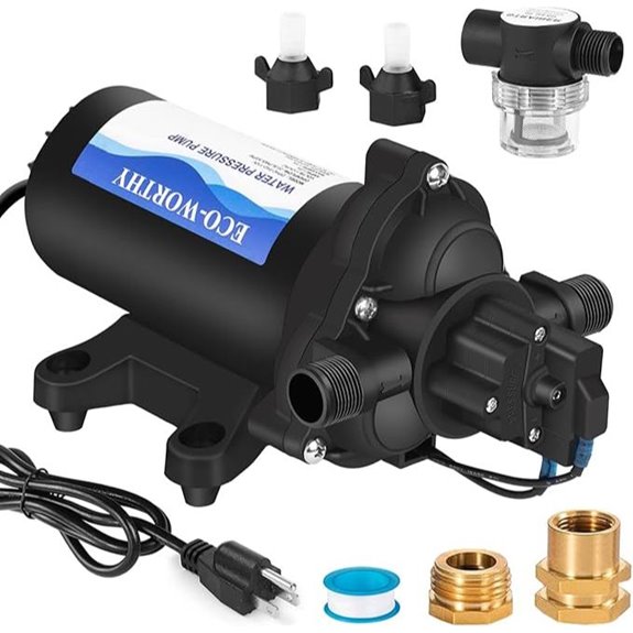 ECO-WORTHY 33-Series Water Pressure Pump with Garden Hose