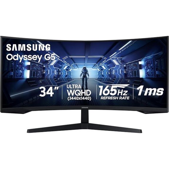 15 Best Ultrawide Monitors for Video Editing in 2026 5 Samsung Odyssey G5 34 Curved Gaming Monitor