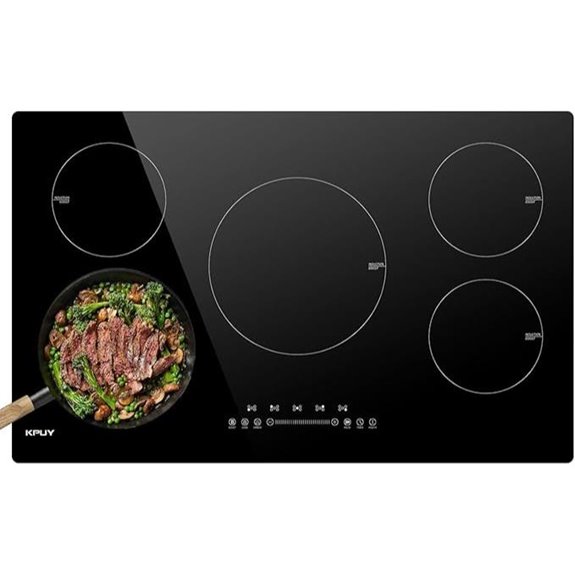 KPUY 36-Inch Induction Cooktop with 5 Burners