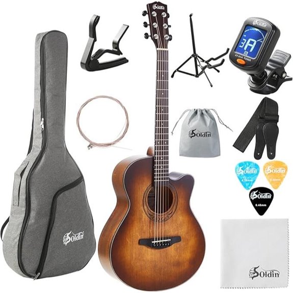 40-Inch Acoustic Guitar Bundle with Accessories