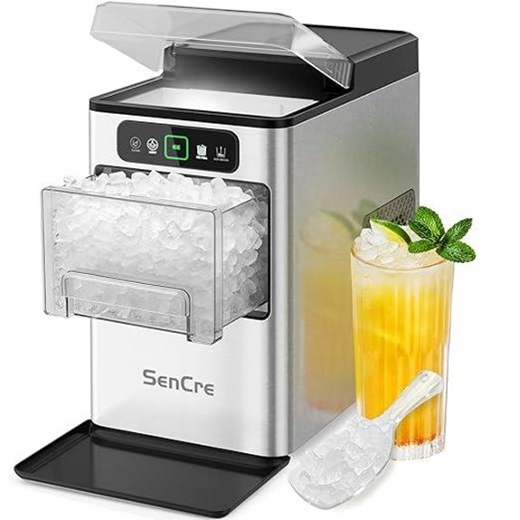 Nugget Ice Maker 40lbs/Day Countertop Self-Cleaning