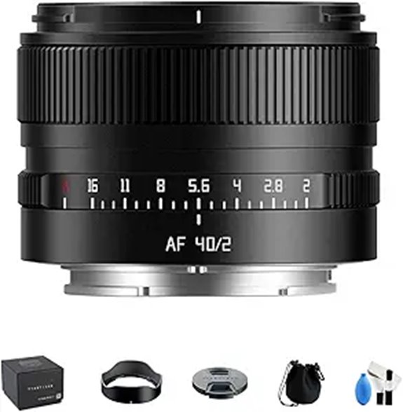 5 Best Lenses for Low-Light Videography in 2026 7 TTArtisan 40mm F2 Lens for Sony E Mount Cameras