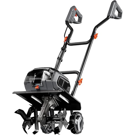 15 Best Electric Garden Tillers for a Flawless Yard in 2026 6 40V Cordless Tiller with Dewalt Battery Compatibility