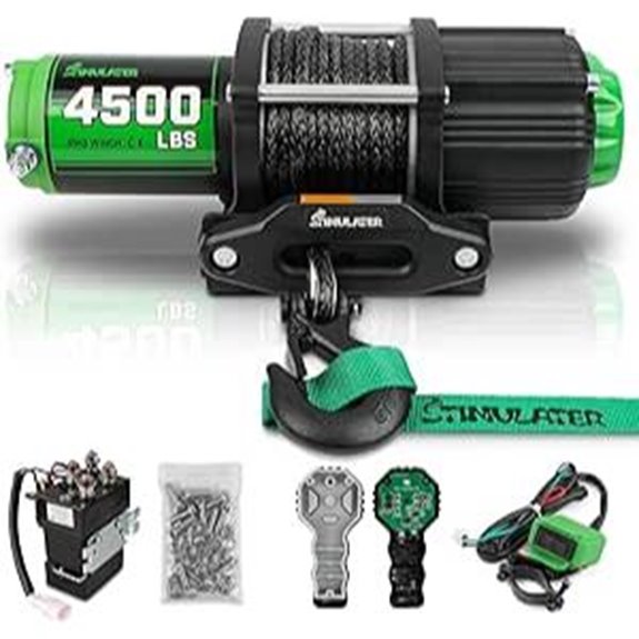 STIMULATER 4500LB ATV Winch with Remote and Rope