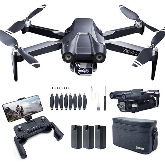 15 Best Drones for Content Creators in 2026 12 CHUBORY X10 PRO 4K Drone with 4K Camera