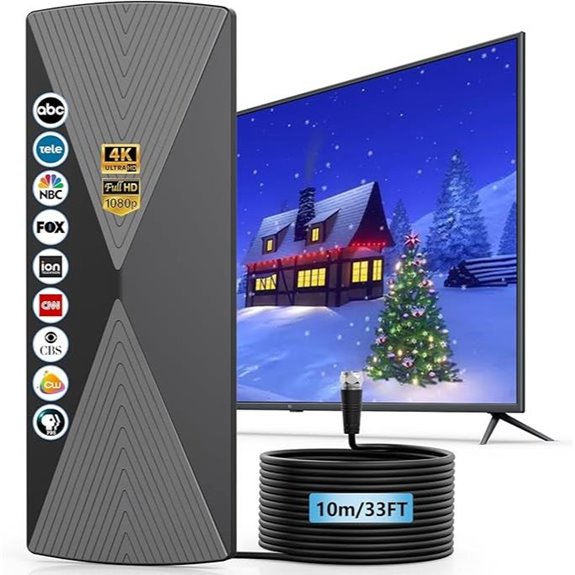 15 Best Indoor TV Antennas That Deliver Crystal-Clear Channels 14 Indoor/Outdoor 4K TV Antenna with Signal Booster