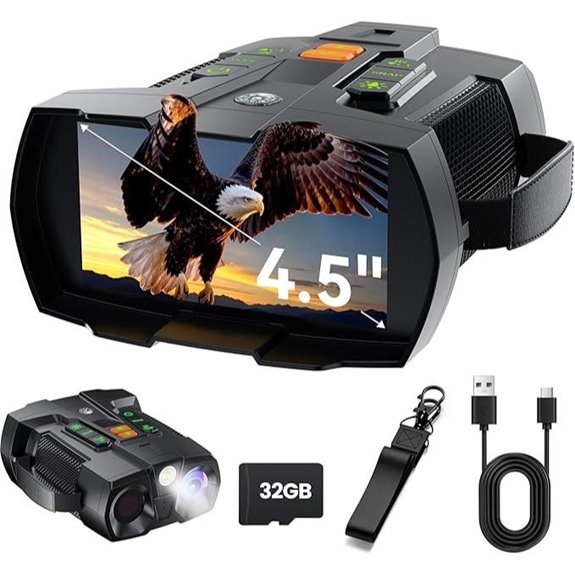 15 Best Night Vision Binoculars That Will Keep You Seeing in the Dark 8 4K Night Vision Goggles with Large Screen and Battery