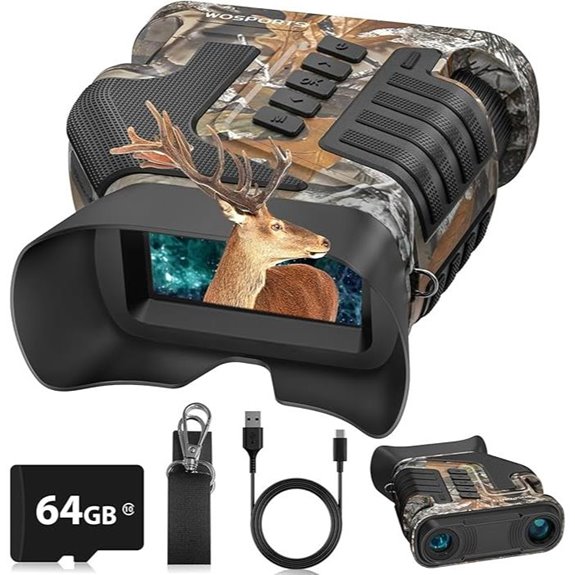 WOSPORTS 4K Night Vision Goggles with Zoom