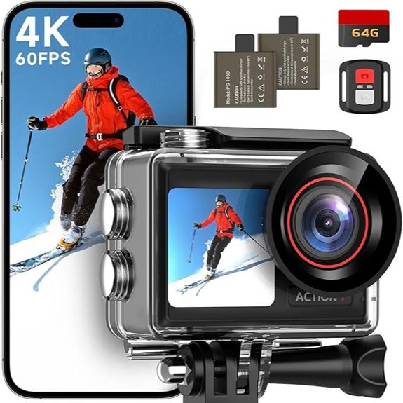 15 Best Action Cameras of 2026: Capture Every Adventure in Stunning Detail 10 ODDV 4K Action Camera with LCD and Waterproof