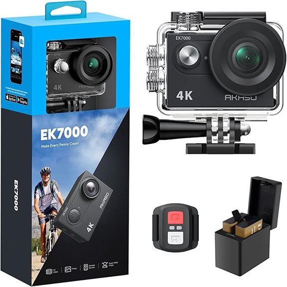 15 Best Action Cameras 4K for Adventure Enthusiasts in 2026 6 AKASO EK7000 4K Action Camera with Waterproof Case