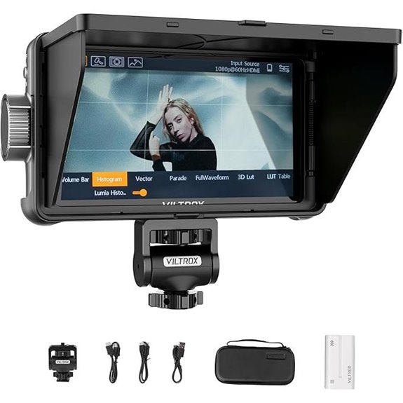 15 Best Portable Field Monitors for Video Production in 2026 4 VILTROX 5.5 4K HDMI Field Monitor with Battery