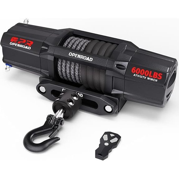 OPENROAD 6000lb Waterproof UTV Winch with Remote