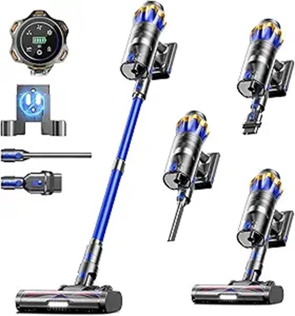 Upgraded 600W Cordless Stick Vacuum for Home and Pet