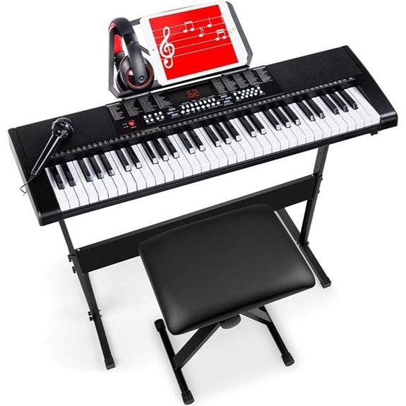 15 Best Keyboard Pianos for Kids That Will Inspire Young Musicians 6 Best Choice 61-Key Electronic Keyboard Piano Set