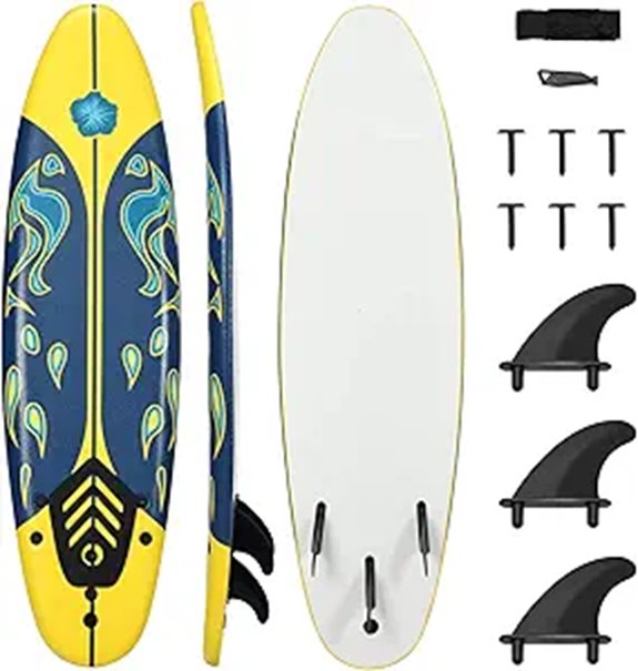 6 foot body board