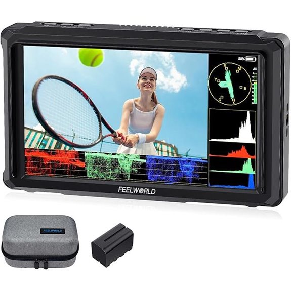 15 Best Field Monitors for Filmmaking in 2026 8 FEELWORLD FW568 PRO 6 4K HDMI Camera Monitor