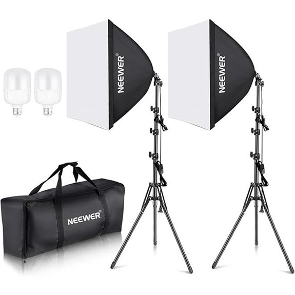 15 Best Softbox Lights for Film Production in 2026 12 NEEWER 700W Softbox Lighting Kit with LED Bulbs