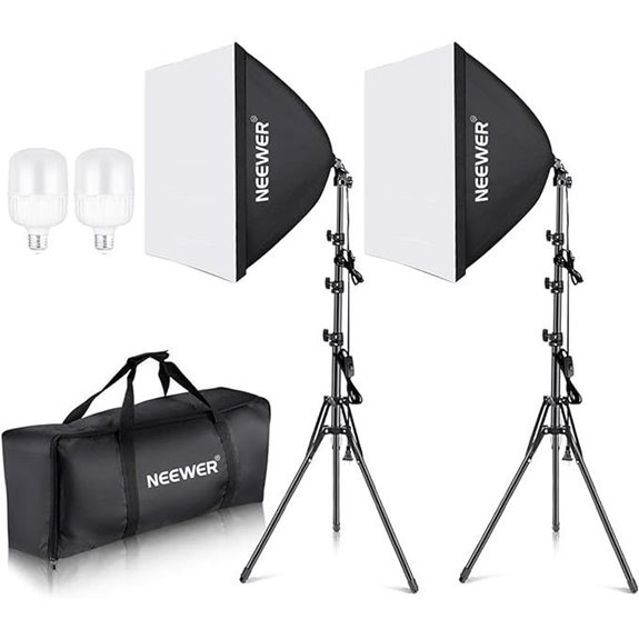 15 Best Continuous Lighting Kits for Video in 2026 11 NEEWER 700W Softbox Lighting Kit with 2 Bulbs