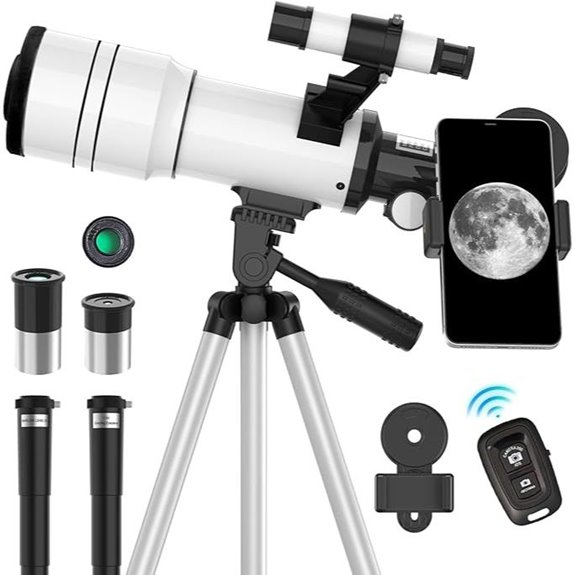 The 5 Best Telescopes for Stunning Planetary Viewing in 2026 6 70mm refractor phone telescope