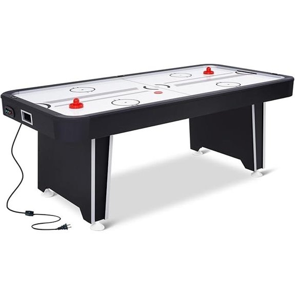 7 foot air hockey table