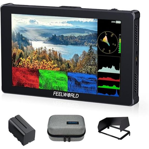 15 Best Portable Field Monitors for Video Production in 2026 15 FEELWORLD F7 Plus 7-Inch 4K HDMI Field Monitor Kit