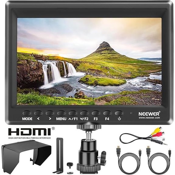 10 Best Video Editing Monitors for 2026 12 Neewer 7 HDMI Camera Field Monitor with Sunshade