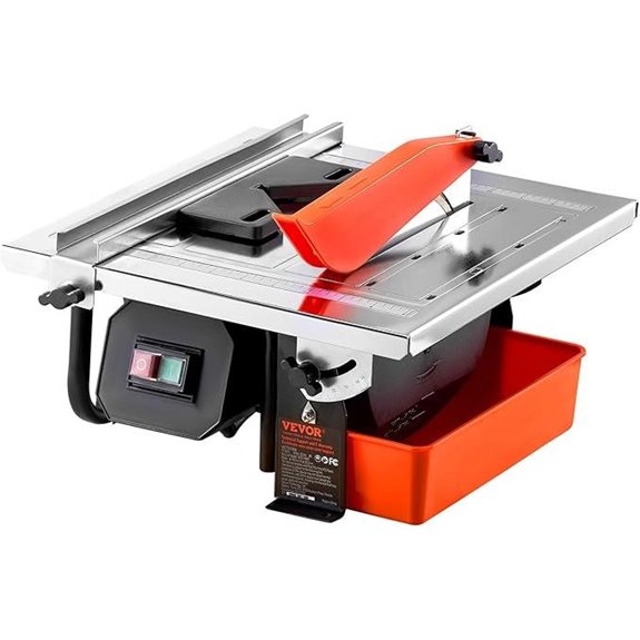 VEVOR 7-inch Wet Tile Saw with Water Reservoir