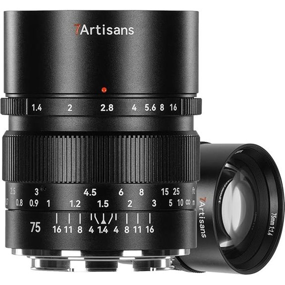 11 Best Lenses for Documentary Filmmaking in 2026 9 7artisans 75mm F1.4 Lens for Sony E Portrait Photography