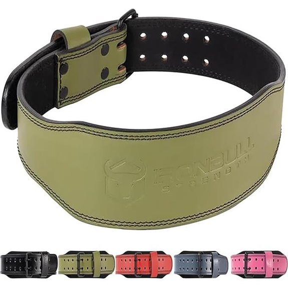 7mm Leather Weightlifting Belt for Powerlifting
