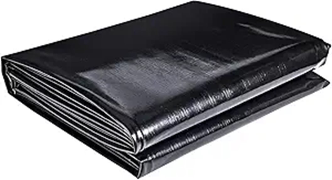 ToLanbbt 7x10 ft Pond Liner UV Resistant Black