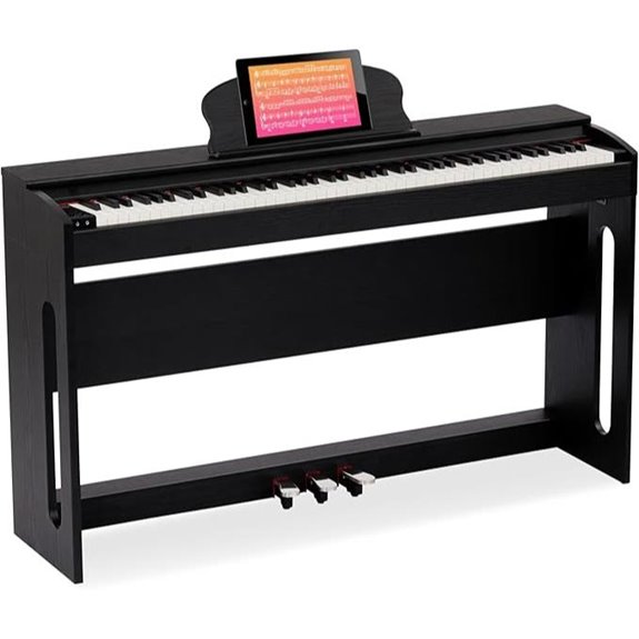 AODSK 88-Key Weighted Digital Piano with Stand
