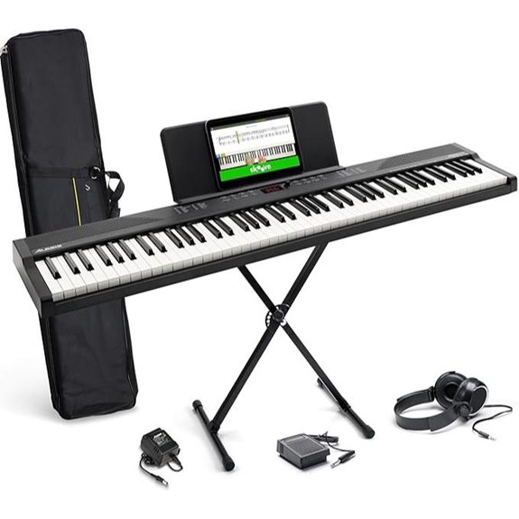 10 Best Stage Keyboards for Live Performance That Will Elevate Your Setlist 4 Alesis 88-Key Keyboard Piano with Accessories