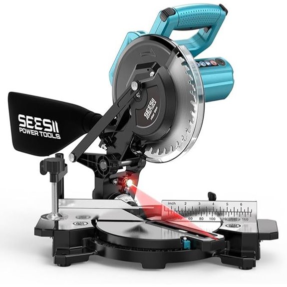 SEESII 8-inch Laser Miter Saw for Woodworking