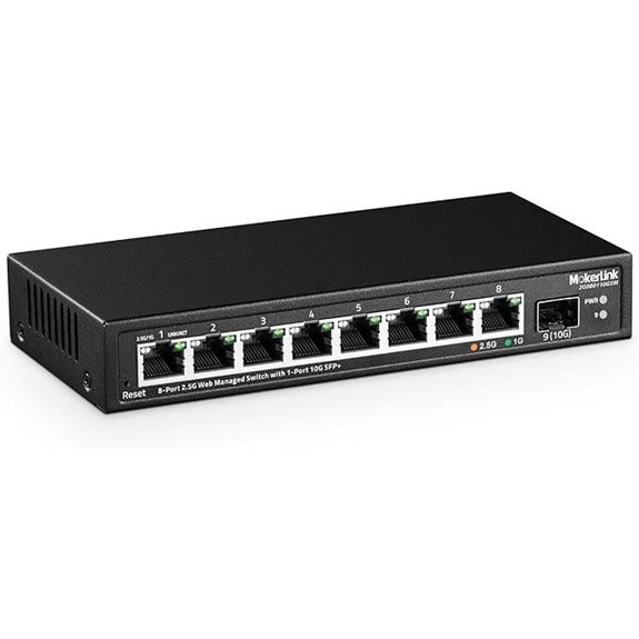 MokerLink 8-Port 2.5G Managed Switch with 10G SFP