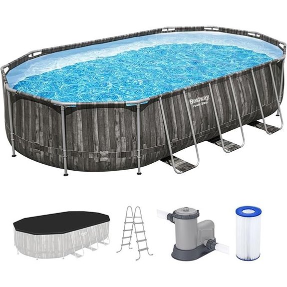 Bestway Power Steel 20'x12' Oval Pool Set