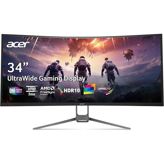 15 Best Ultrawide Monitors for Video Editing in 2026 15 Acer Nitro 34 Curved QHD Gaming Monitor