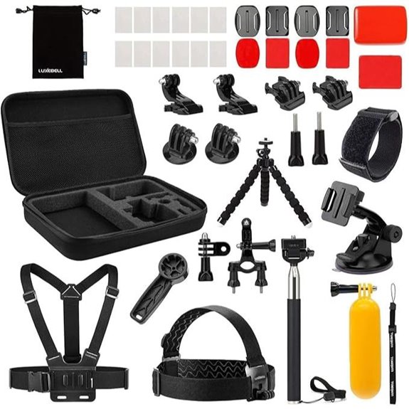 15 Best Action Camera Accessories That Will Elevate Your Adventure Footage 13 Luxebell Action Camera Accessory Kit for GoPro and More