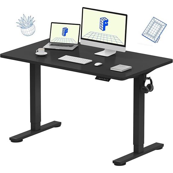 FLEXISPOT EN1 Electric Standing Desk 48x24 Inches