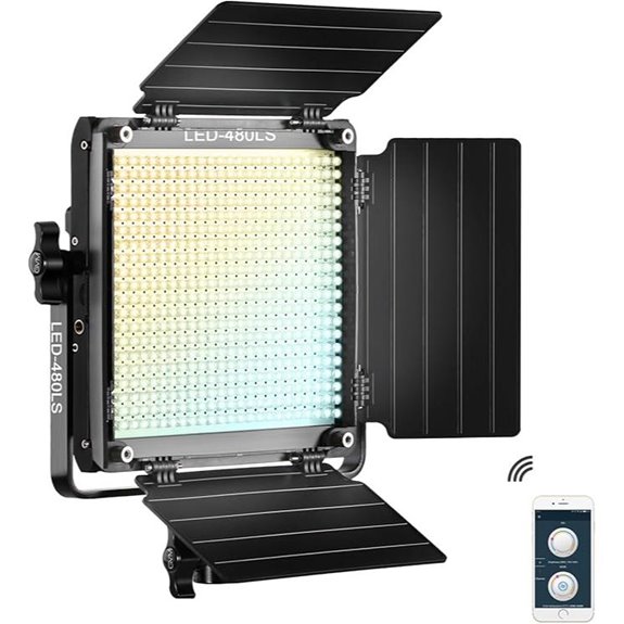 GVM Bi-Color LED Video Light with App Control