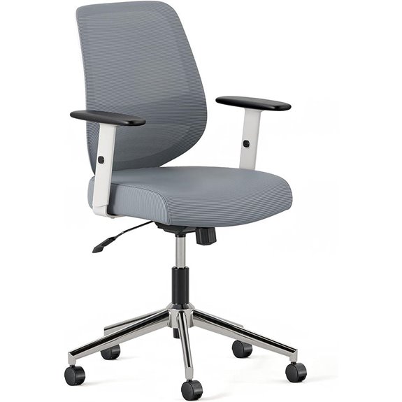 adjustable armrest office chair