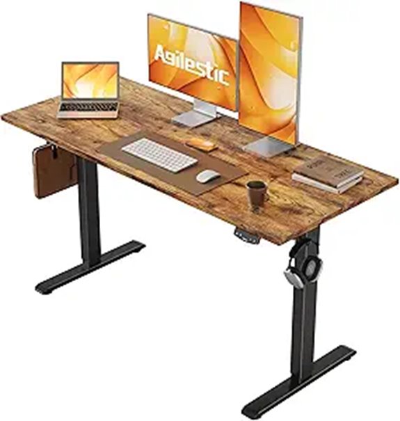 Agilestic 48x24 Adjustable Standing Desk with Memory