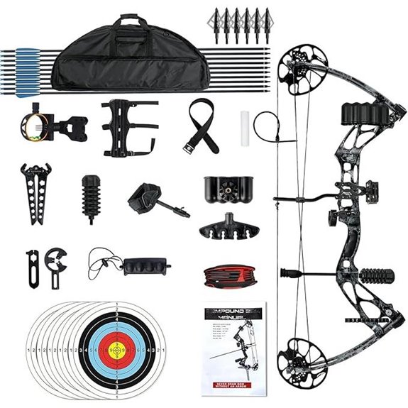 15 Best Compound Bows for Adults in 2026 6 Compound Bow Set with Accessories 30-70lbs Draw Weight