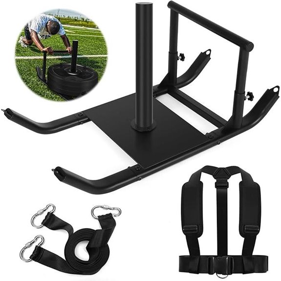 adjustable fitness weight sled