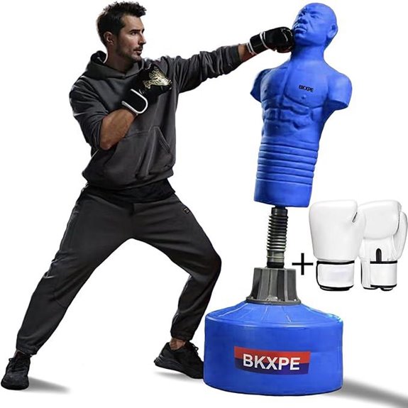 adjustable freestanding punching dummy