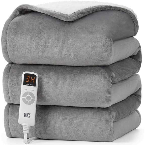 15 Best Premium Heated Blankets for Cozy Comfort in 2026 16 EHEYCIGA Heated Blanket with 9 Levels & Auto Off