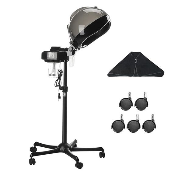 15 Best Hooded Hair Steamers for Salon-Quality Results at Home 4 VEVOR Hair Steamer with Hood Height Adjustable