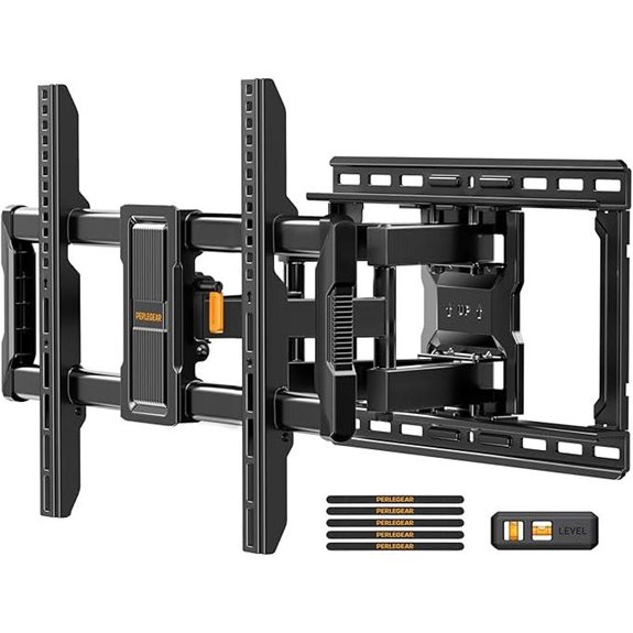 15 Best Full Motion TV Wall Mounts for Flexible Viewing in 2026 12 Perlegear Full Motion TV Wall Mount for 40–86 Inch