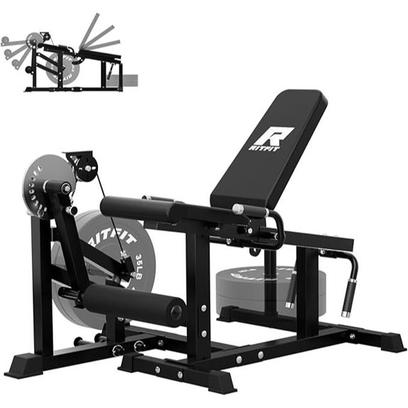 15 Best Leg Extension Machines for Stronger Legs in 2026, According to Fitness Experts 5 RITFIT Adjustable Leg Curl & Extension Machine