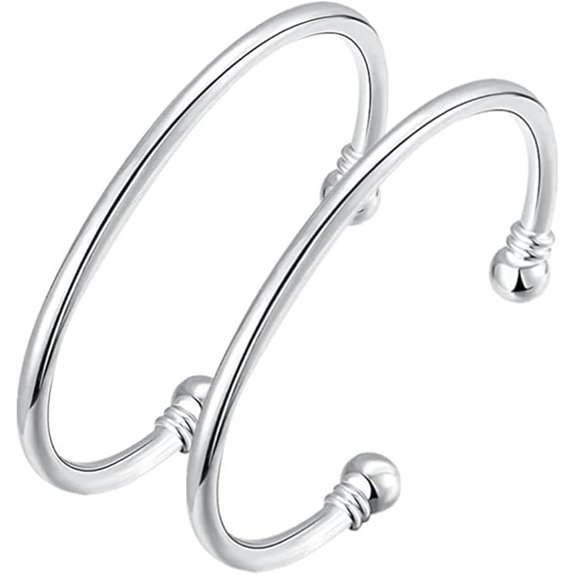 15 Best Sterling Silver Bracelets That Combine Style and Durability 5 Sterling Silver Adjustable Bangle Bracelets for Women